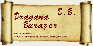Dragana Burazer vizit kartica